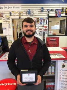 Jesse Fisher. 5-year Anniversary with R.E. Michel Company