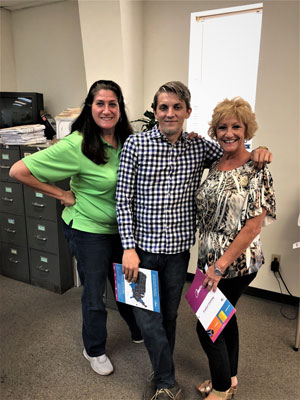 Kim Taormina, Brandon Watts and Debra Martin of Premier HVAC Sales