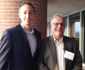 Charles Abbinanti (L) and Jim Kohl, Trane IntelliPak with Symbio 800 Product Engineers
