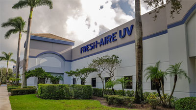 Fresh-Aire UV new headquarters building in Jupiter, Florida