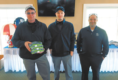 The winning team from NiBROC Heating & Cooling with S. G. Torrice Territory Manager Jon Corson