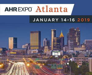 AHR Expo in Atlanta January 14-16 2019