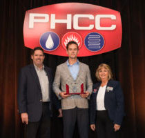 PHCC Plumbing Apprentice of the Year Award winner Daniel Judd