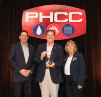 PHCC Plumbing Contractor of the Year winner Jeff Hux, president of Norfolk Plumbing, Inc.
