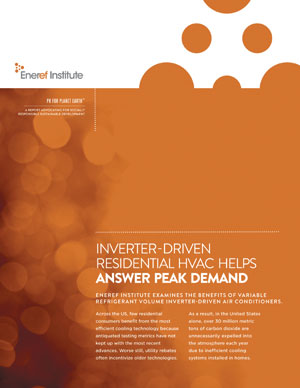 Eneref Inverter-drive HVAC report cover