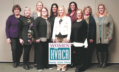 Women in HVACR 2019 Officers and Board Members.
