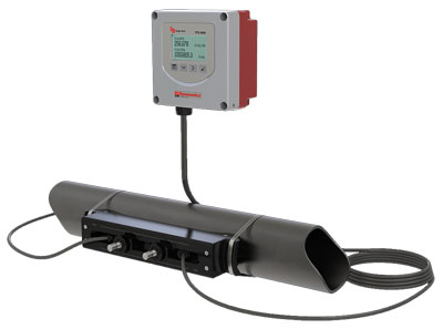 The Dynasonics TFX-5000 Ultrasonic Clamp-on Flow and Energy Meter from Badger Meter.