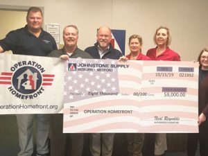 Woburn Group check presentation to Operation Homefront.