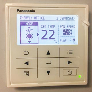 Panasonic control panel