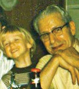 Shane and his grandfather, Herb Godschalk.