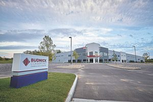 Budnick Converting Incorporated headquarters in Columbia, Illinois.