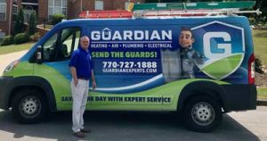 Richard Eppers, president and owner of Guardian Heating, Air, Plumbing & Electrical.