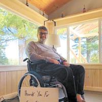 Latest Grant Recipient Glenn Gadway Receives New Wheelchair from The Joseph Groh Foundation Donations