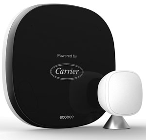ecobee smart thermostat Powered by Carrier and SmartSensor.