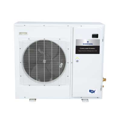 Emerson Copeland digital outdoor refrigeration unit