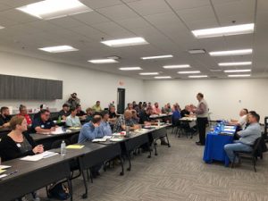 The service seminar in Pensacola had a huge turnout.