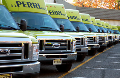 photo of AJ Perri truck fleet