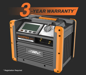 NAVAC 3 year warranty
