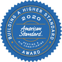 American Standard 2020 Building a Higher Standard Award