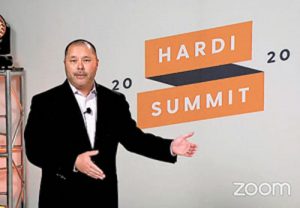 HARDI CEO Talbot Gee welcomes participants to the 2020 Virtual Conference.