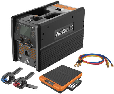 NAVAC lightweight 3-in-1 smart refrigerant charger