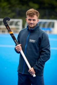 Haier sponsored GB hockey player Zach Wallace